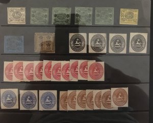 Small collection of Brunswick stamps