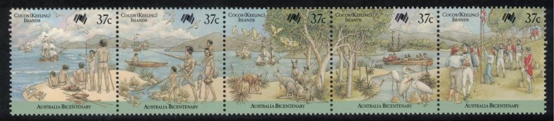 COCOS (KEELING) ISLANDS 1988 Australia Bicentennial; Scott 172; MNH