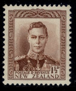 NEW ZEALAND GVI SG607, 1½d purple-brown, NH MINT. Cat £26.