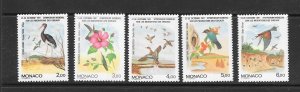 BIRDS - MONACO #1744-48. MNH