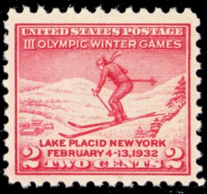 Lake Placid New York Olympics One PACK OF TEN 2 Cent Postage Stamps Scott 716