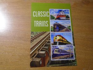 St Vincent  Grenadines  Union Island  MNH  Trains