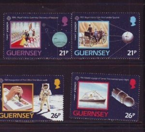 Guernsey Sc 449-452 1991 Europa  stamp set mint NH