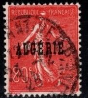 Algeria - #26 Sower Overprinted  - Used