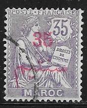 French Morocco 34 used 2017 SCV $5.50