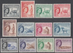 Somaliland Protectorate 128-139 MLH CV $139.15