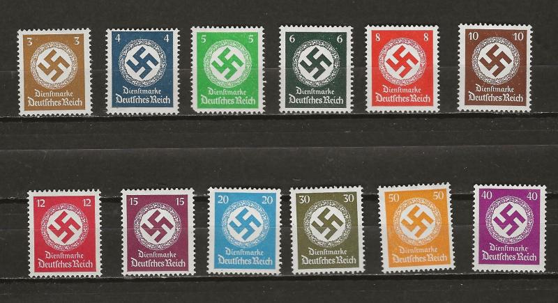 Germany O80-91 MNH