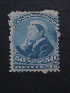 ​CANADA-1888 SC# 47 OVER 134 YEARS OLD-QUEEN VICTORIA OTTAWA PRINTING-MH VF
