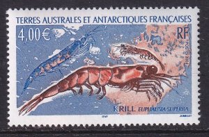 French Southern and Antarctic Territories 338 Shrimp MNH VF