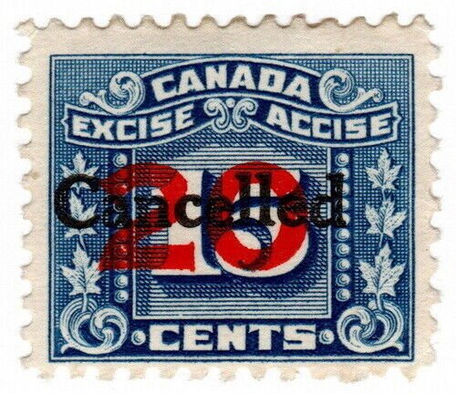 (I.B) Canada Revenue : Excise Tax 20c on 15c OP