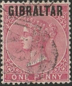 Gibralter, #2 Used From 1886