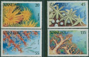 Vanuatu 1986 SG442-445 Marine Life set MNH