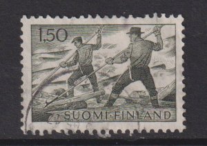 Finland    #412  used  1963  log floating 1.50m