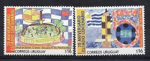 Uruguay Soccer stadium 75 aniv 1930/2005 children drawing...
