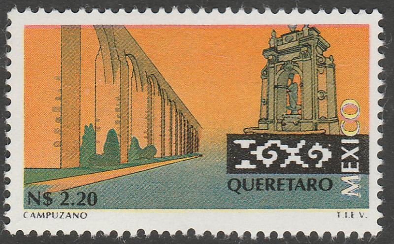 MEXICO 1793 N$2.20 Tourism Queretaro, acqueduct, monum. Mint, Never Hinged F-VF.