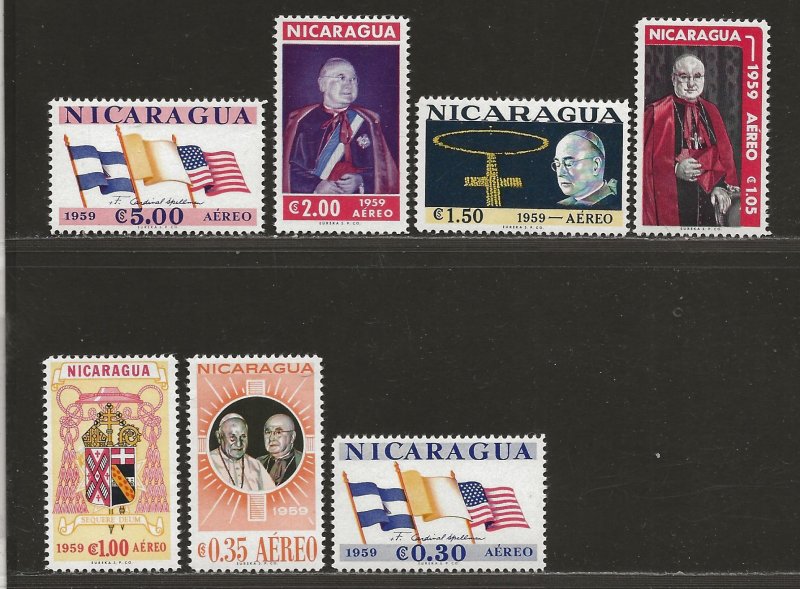 NICARAGUA SC# C430-36  FVF/MNH