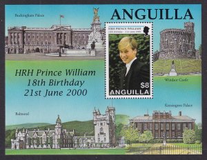 Anguilla 1023 Prince William Souvenir Sheet MNH VF