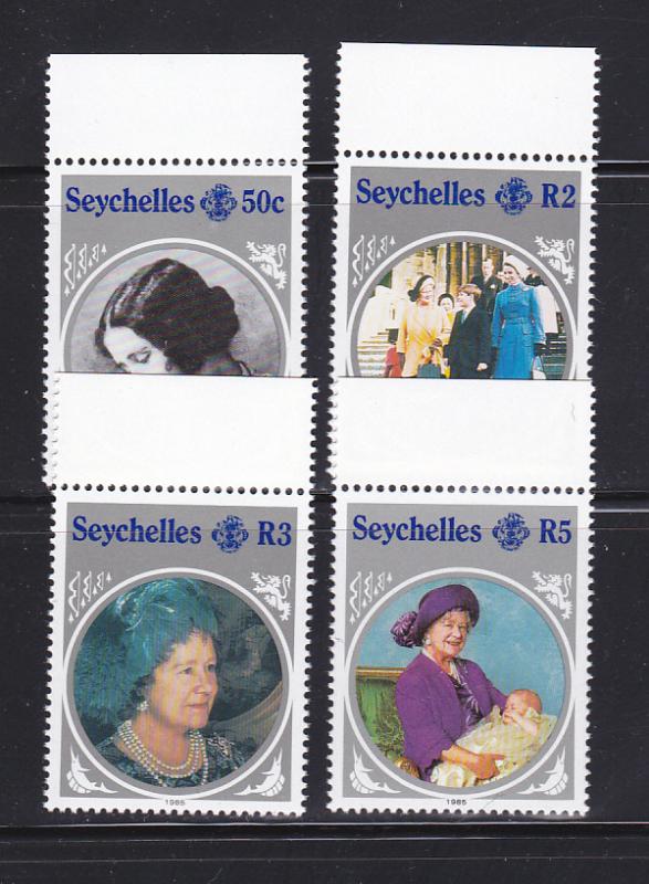 Seychelles 567-570 Set MNH Queen Mother