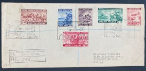 1944 Polish Government in Exile England Army Post Office Cover To Brooklyn USA