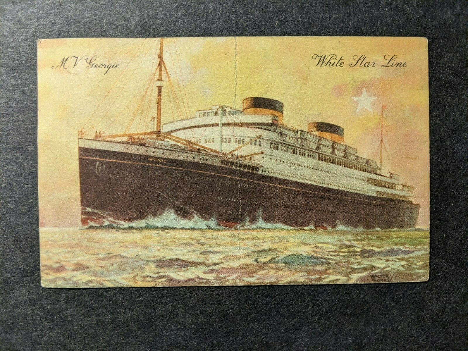 Titanic Launch Ticket, Boarding Pass, Postcard, and Envelope - White Star  Line