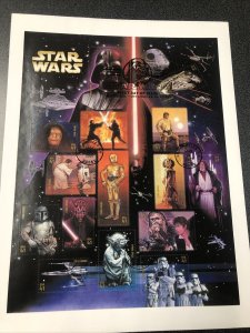 US 4143 Star Wars Anniversary 2007 First Day Of Issue On Big Envelope