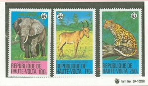 Burkina Faso (formerly Upper Volta) #509-11  Single (Wildlife)