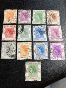 Hong Kong Scott 185-97 Used partial set