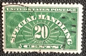 US #QE3 Used Single Special Handling SCV $1.50
