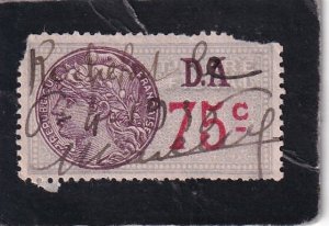 France     Revenue stamp      used