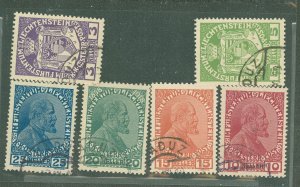 Liechtenstein #4-9  Single (Complete Set)