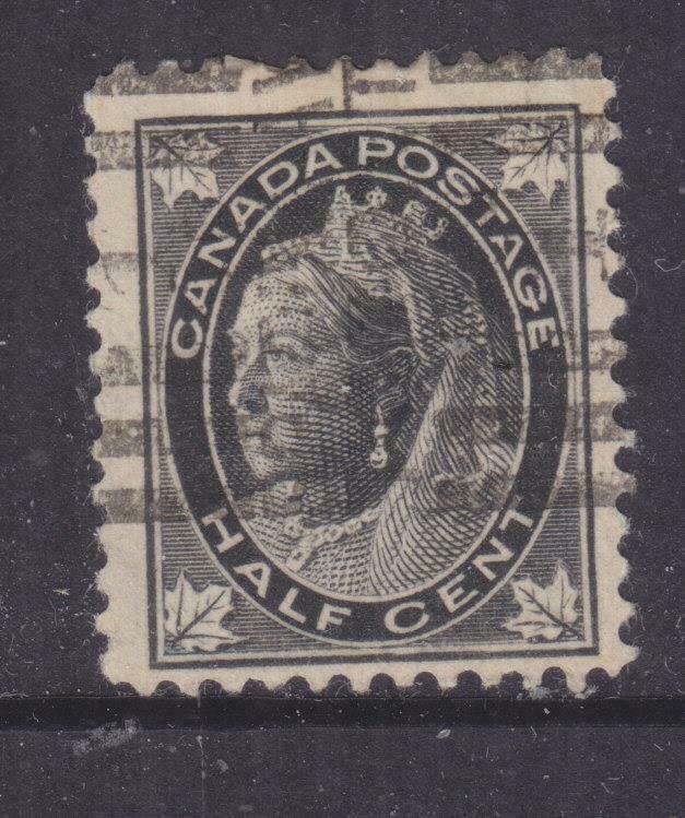 CANADA, 1897 QV, 1/2c. Black, used.