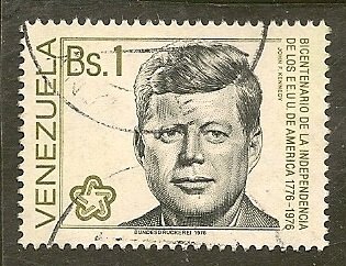 Venezuela  Scott 1155     Kennedy   Used