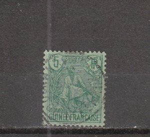 French Guinea  Scott#  21  Used  (1904 Fulah Shepherd)