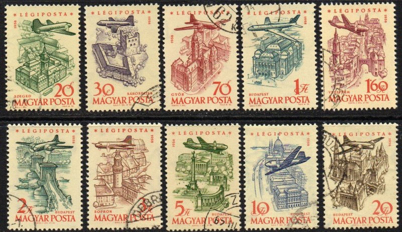 Hungary Sc #C191-C200 Used