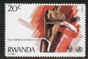 RWANDA Scott 1043 MNH** 1981 stamp