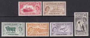 Falkland Islands 122-127 MNH VF