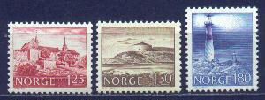 Norway #690-2 MNH Set, Landmarks