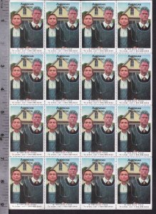 1994 Slick Times, American Pathetic cinderella stamps Bill Hillary Clinton