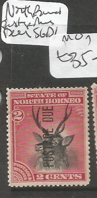 North Borneo Postage Due Deer SG D1 MOG (1clu)