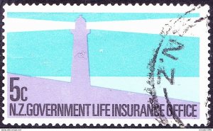 NEW ZEALAND 1981 QEII 5c Multicoloured Life Insurance FU