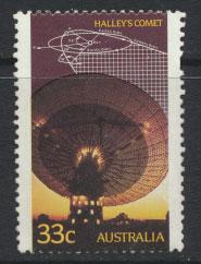 SG 1008 SC# 982   Fine Used  - Halley's Comet  Radio Telescope