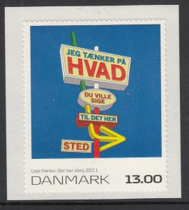 Denmark 2011 MNH Scott #1521 13k Det Her Sted by Lise Harlev Painting