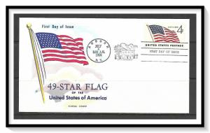 US #1132 49-Star Flag Fluegel Cachet FDC
