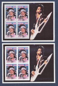 BURKINA FASO - Scott 1056 - MNH perf & imperf S/S - Prince formerly known as ...