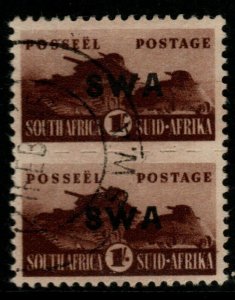 SOUTH WEST AFRICA SG130 1943 1/= BROWN FINE USED