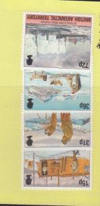 BRITISH ANTARCTIC TERRITORY # 214-217 VF-MNH OPERATION TABERIN CAT VAL $13+