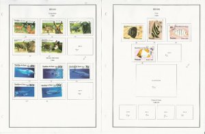 Benin Stamp Collection on 24 Steiner Pages, 1976-1998, JFZ