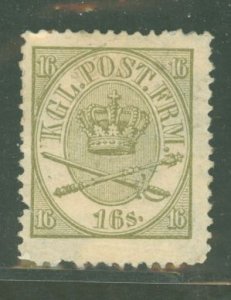 Denmark #15 Unused Single