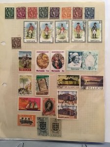 St Lucia   stamp  page R23504