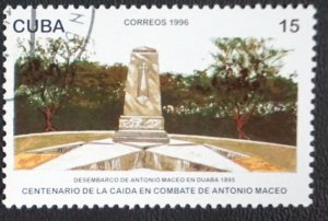 CUBA Sc# 3782  ANTONIO MACEO revolutionary 15c 1996 used cto